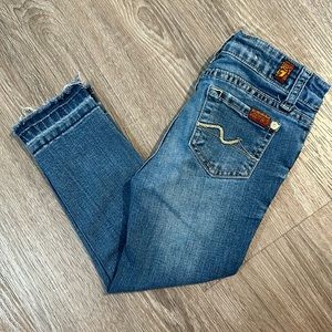 7 for all Mankind ankle cut offs